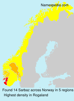 Surname Sarbaz in Norway Surname Sarbaz in Norway