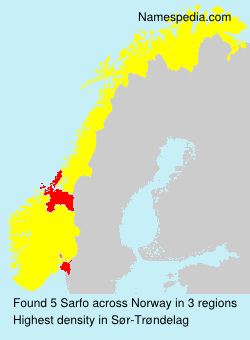 Surname Sarfo in Norway Surname Sarfo in Norway