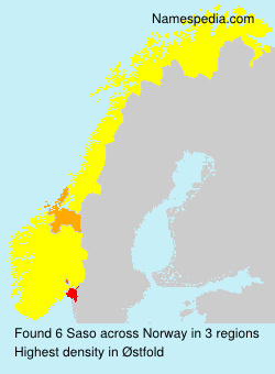 Surname Saso in Norway Surname Saso in Norway