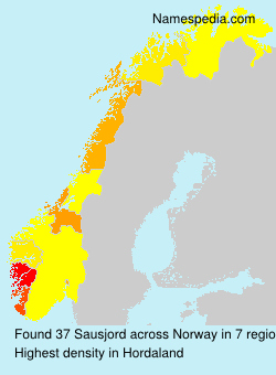 Surname Sausjord in Norway Surname Sausjord in Norway