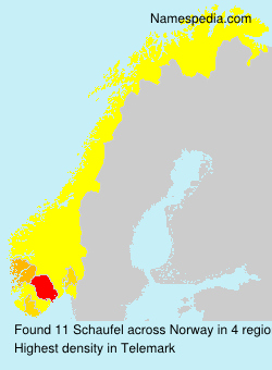 Surname Schaufel in Norway Surname Schaufel in Norway