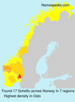 Surname Scheflo in Norway