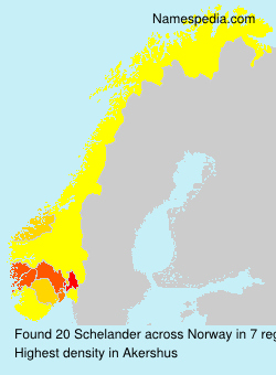 Surname Schelander in Norway Surname Schelander in Norway