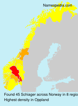 Surname Schiager in Norway Surname Schiager in Norway