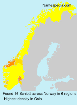 Surname Schiott in Norway Surname Schiott in Norway
