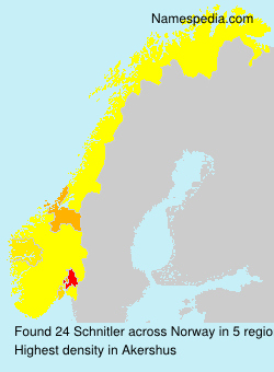 Surname Schnitler in Norway Surname Schnitler in Norway