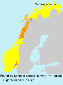 Surname Schreier in Norway Surname Schreier in Norway