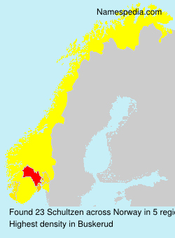Surname Schultzen in Norway Surname Schultzen in Norway