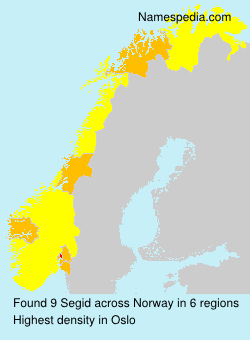 Surname Segid in Norway Surname Segid in Norway