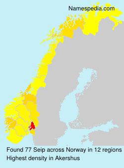 Surname Seip in Norway Surname Seip in Norway