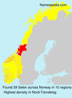 Surname Selen in Norway Surname Selen in Norway