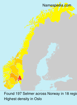 Surname Selmer in Norway Surname Selmer in Norway