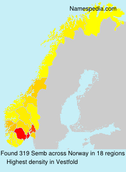 Surname Semb in Norway Surname Semb in Norway