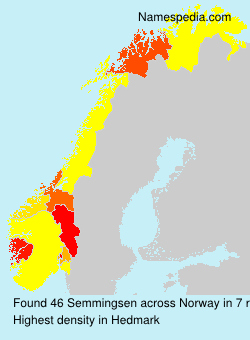 Surname Semmingsen in Norway Surname Semmingsen in Norway