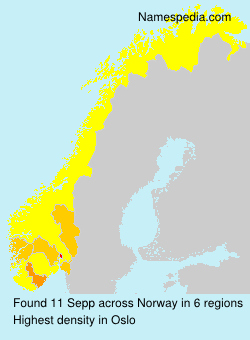 Surname Sepp in Norway Surname Sepp in Norway