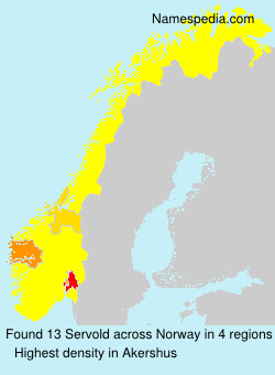 Surname Servold in Norway Surname Servold in Norway