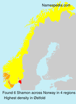 Surname Shamon in Norway Surname Shamon in Norway