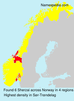 Surname Sherzai in Norway Surname Sherzai in Norway