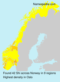 Surname Shi in Norway Surname Shi in Norway