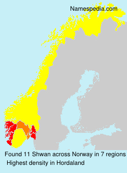 Surname Shwan in Norway