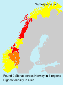 Surname Sibhat in Norway Surname Sibhat in Norway