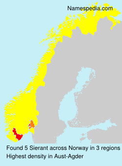 Surname Sierant in Norway Surname Sierant in Norway