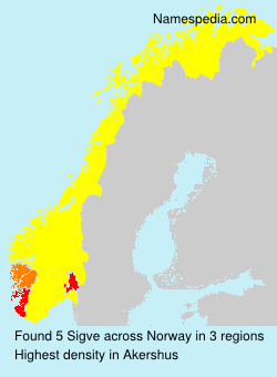 Surname Sigve in Norway Surname Sigve in Norway