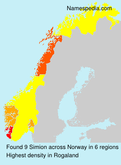 Surname Simion in Norway Surname Simion in Norway