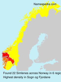 Surname Simlenes in Norway Surname Simlenes in Norway
