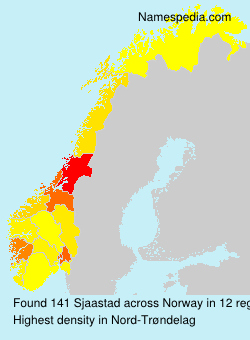 Surname Sjaastad in Norway Surname Sjaastad in Norway