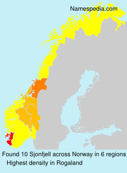 Surname Sjonfjell in Norway Surname Sjonfjell in Norway