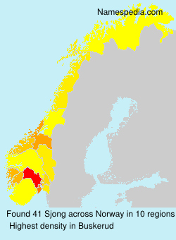 Surname Sjong in Norway Surname Sjong in Norway