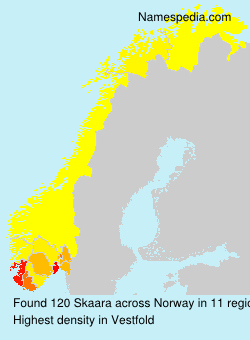 Surname Skaara in Norway Surname Skaara in Norway