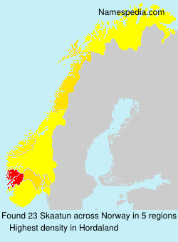Surname Skaatun in Norway Surname Skaatun in Norway