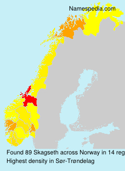 Surname Skagseth in Norway Surname Skagseth in Norway