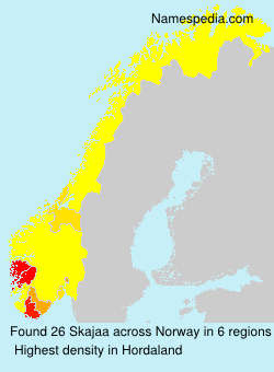 Surname Skajaa in Norway Surname Skajaa in Norway