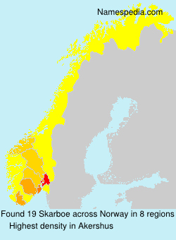 Surname Skarboe in Norway Surname Skarboe in Norway
