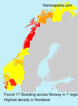 Surname Skarding in Norway Surname Skarding in Norway
