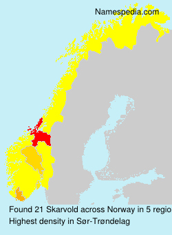 Surname Skarvold in Norway
