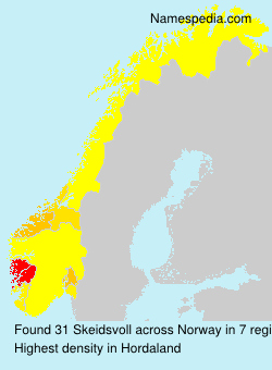Surname Skeidsvoll in Norway Surname Skeidsvoll in Norway