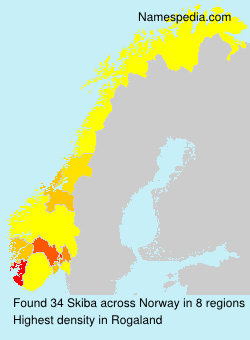 Surname Skiba in Norway Surname Skiba in Norway