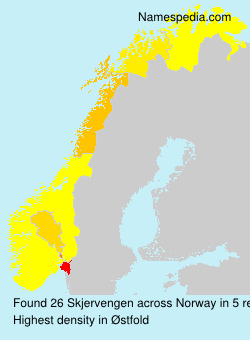 Surname Skjervengen in Norway Surname Skjervengen in Norway