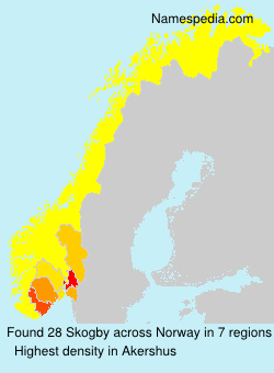 Surname Skogby in Norway Surname Skogby in Norway