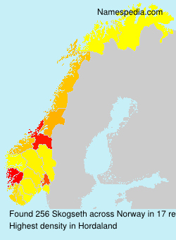 Surname Skogseth in Norway Surname Skogseth in Norway