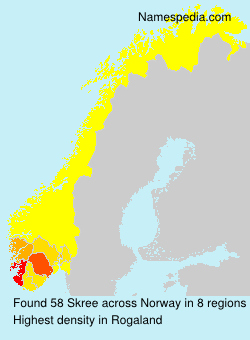 Surname Skree in Norway Surname Skree in Norway