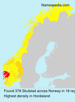 Surname Skulstad in Norway Surname Skulstad in Norway