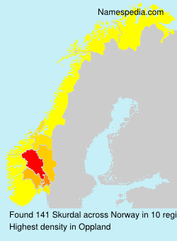 Surname Skurdal in Norway Surname Skurdal in Norway