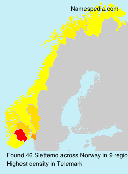 Surname Slettemo in Norway Surname Slettemo in Norway