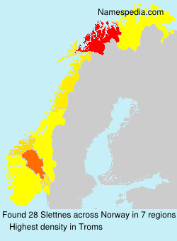 Surname Slettnes in Norway Surname Slettnes in Norway