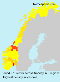 Surname Slettvik in Norway Surname Slettvik in Norway